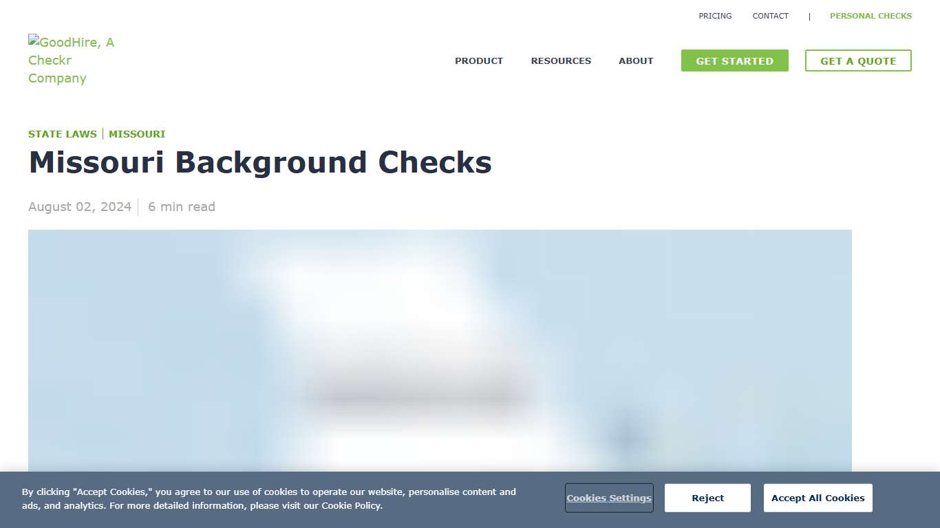 Missouri Background Checks for Employment | Fast, Compliant Service
